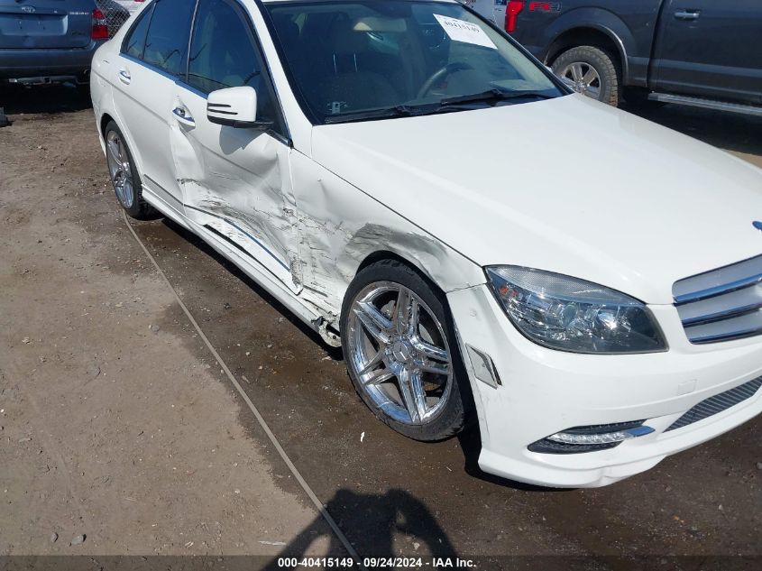 2011 Mercedes-Benz C 350 Sport VIN: WDDGF5GB8BF640111 Lot: 40415149