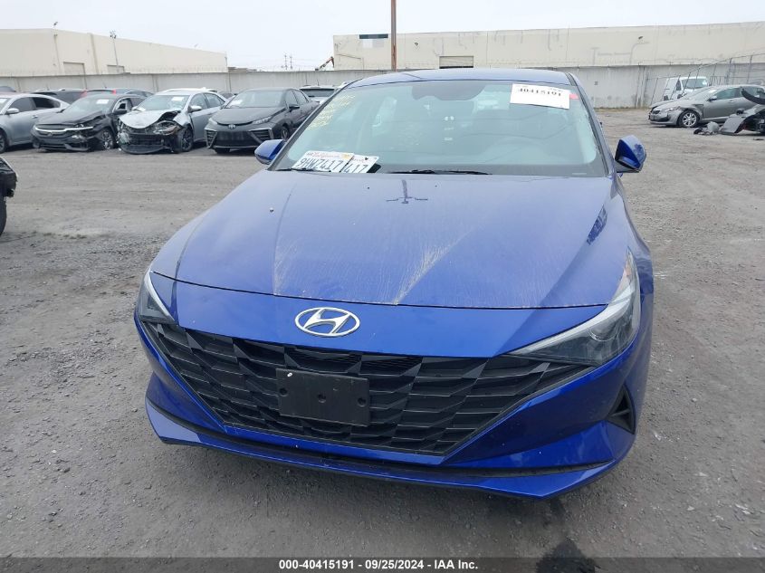 2023 Hyundai Elantra Hybrid Blue VIN: KMHLM4AJ7PU079858 Lot: 40415191