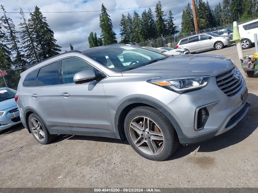 2017 Hyundai Santa Fe Se Ultimate VIN: KM8SRDHF5HU216196 Lot: 40415200