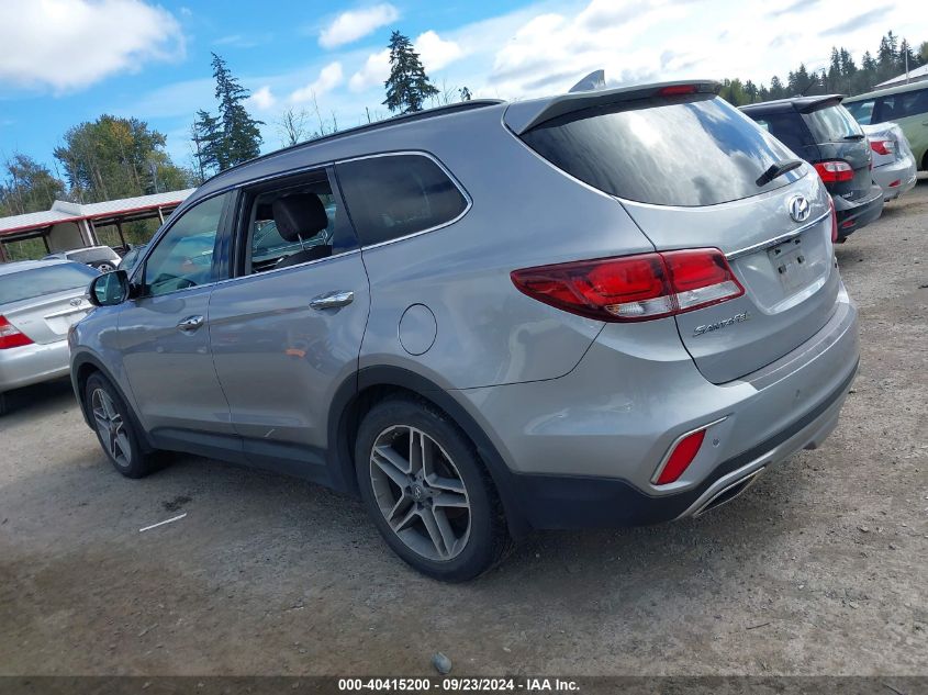 2017 Hyundai Santa Fe Se Ultimate VIN: KM8SRDHF5HU216196 Lot: 40415200