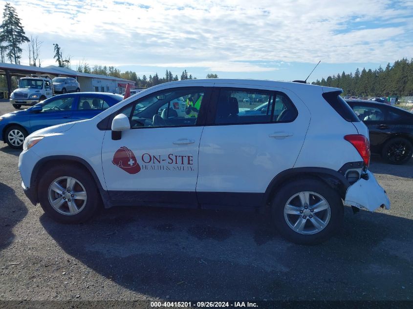 2019 Chevrolet Trax Ls VIN: 3GNCJKSB7KL303312 Lot: 40415201