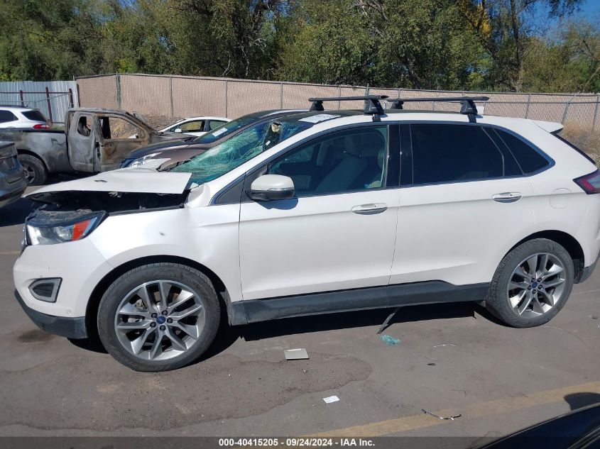 2018 Ford Edge Titanium VIN: 2FMPK4K87JBB60231 Lot: 40415205