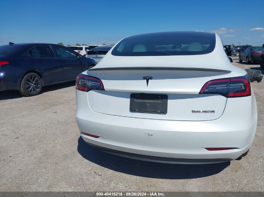 2020 Tesla Model 3 Performance Dual Motor All-Wheel Drive VIN: 5YJ3E1EC7LF720800 Lot: 40415216