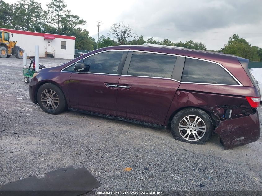 2011 Honda Odyssey Ex-L VIN: 5FNRL5H66BB096211 Lot: 40415233