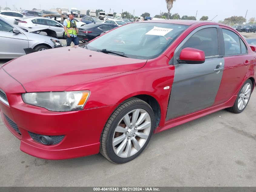 JA3AU86W19U017929 2009 Mitsubishi Lancer Gts