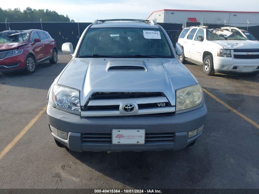 2003 Toyota 4Runner Sr5 Sport V8 VIN: JTEZT14R630004535 Lot: 40415364