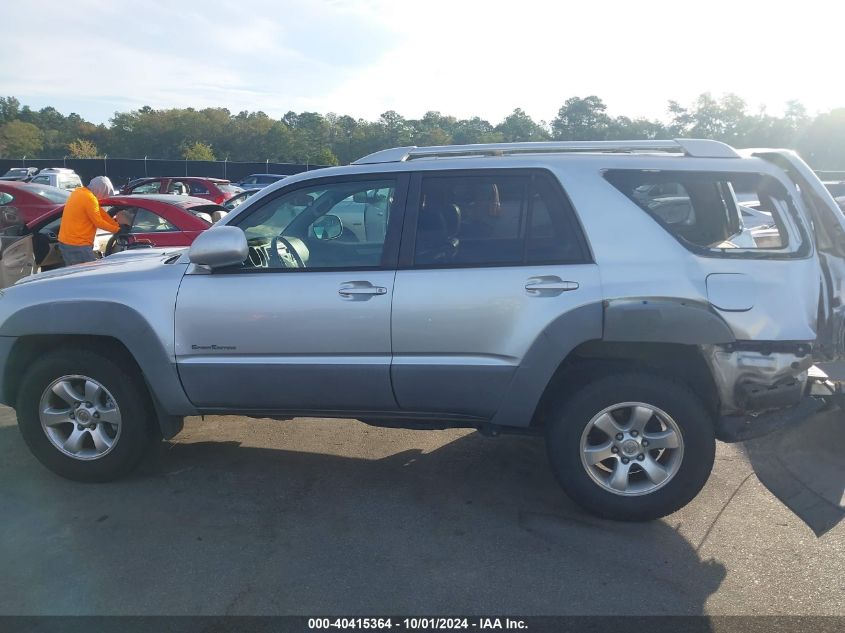 2003 Toyota 4Runner Sr5 Sport V8 VIN: JTEZT14R630004535 Lot: 40415364