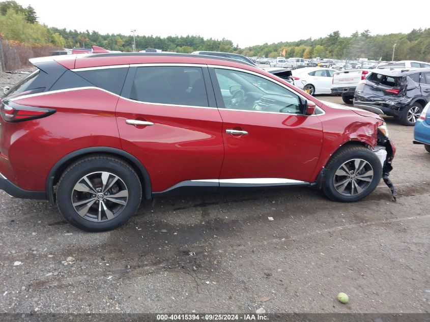 2019 Nissan Murano Sv VIN: 5N1AZ2MS8KN163918 Lot: 40415394