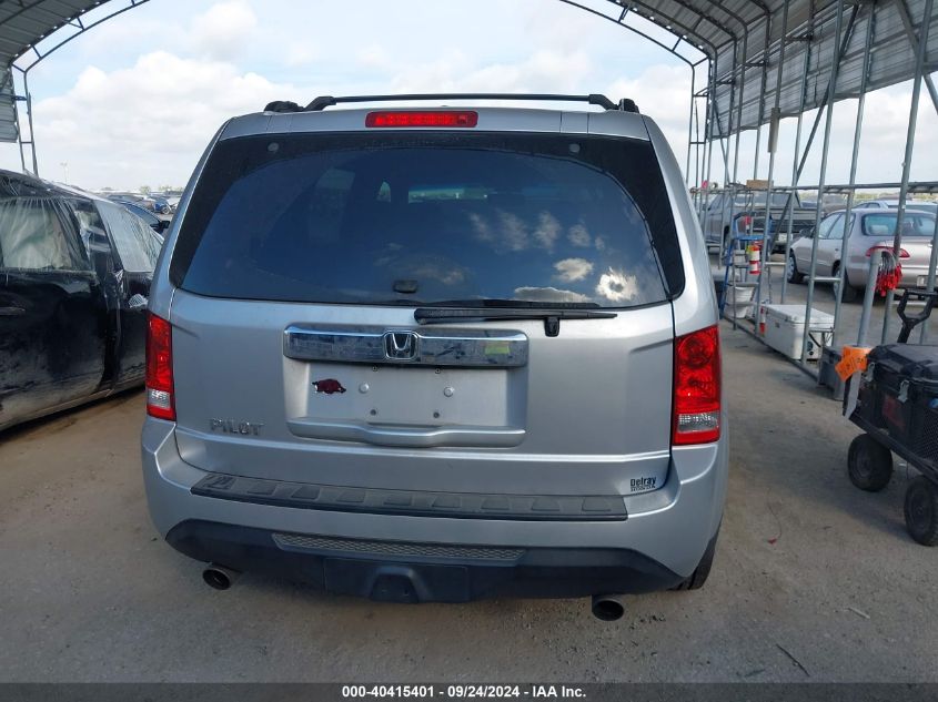 2015 Honda Pilot Exl VIN: 5FNYF3H54FB010687 Lot: 40415401