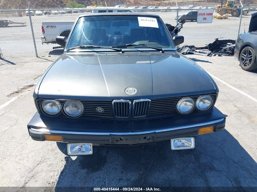 WBADK8308H9708913 1987 BMW 528 E Automatic