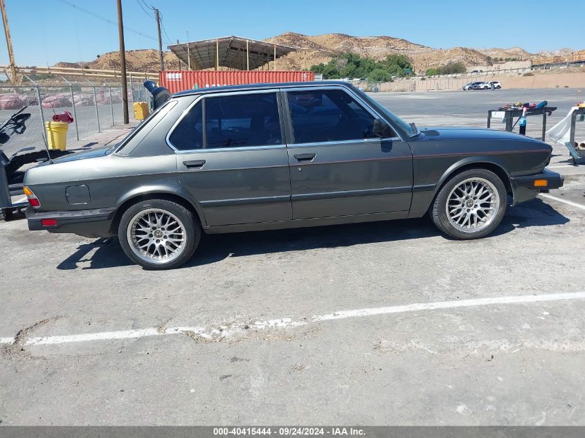 WBADK8308H9708913 1987 BMW 528 E Automatic