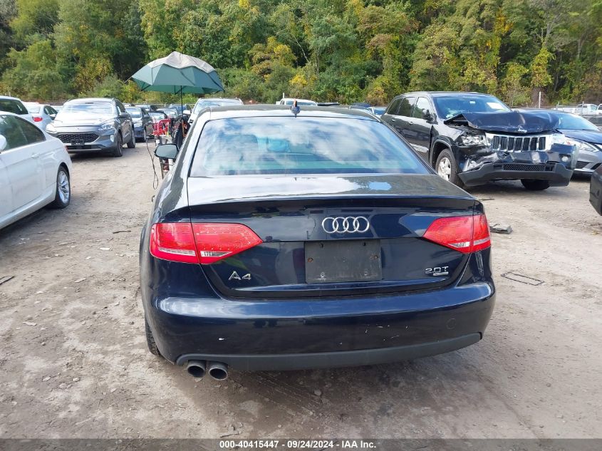 2011 Audi A4 Premium Plus VIN: WAUFFAFL9BA087956 Lot: 40415447