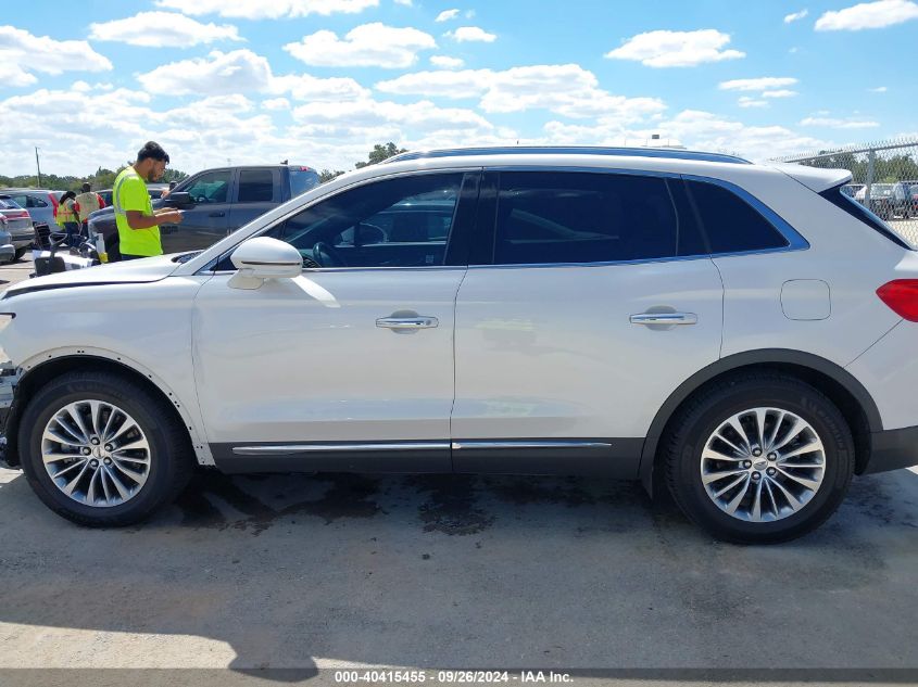 2018 Lincoln Mkx Select VIN: 2LMPJ6KR2JBL39238 Lot: 40415455