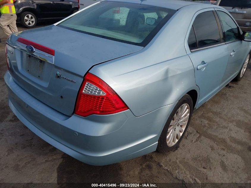 2010 Ford Fusion Hybrid VIN: 3FADP0L32AR301721 Lot: 40415496