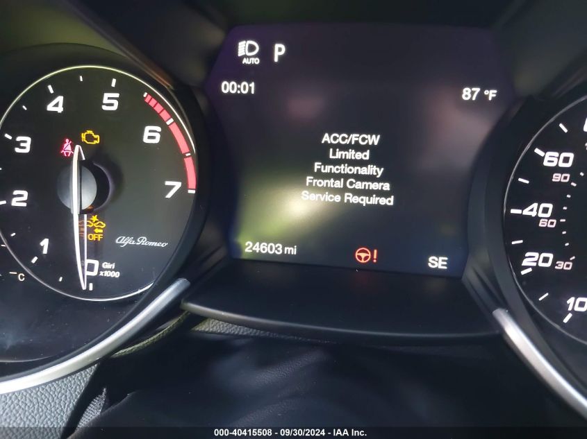 2022 Alfa Romeo Giulia Veloce Awd VIN: ZARFANBN4N7656235 Lot: 40415508