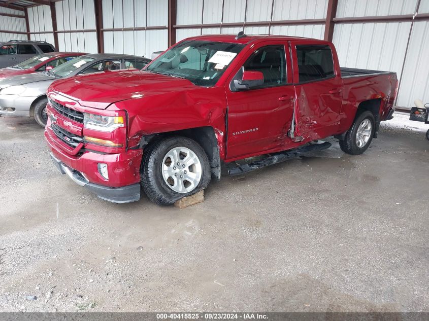 2018 Chevrolet Silverado 1500 2Lt VIN: 3GCUKREC6JG622943 Lot: 40415525