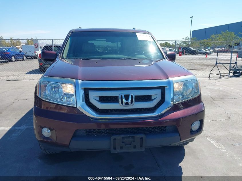 2010 Honda Pilot Ex-L VIN: 5FNYF3H52AB016299 Lot: 40415584