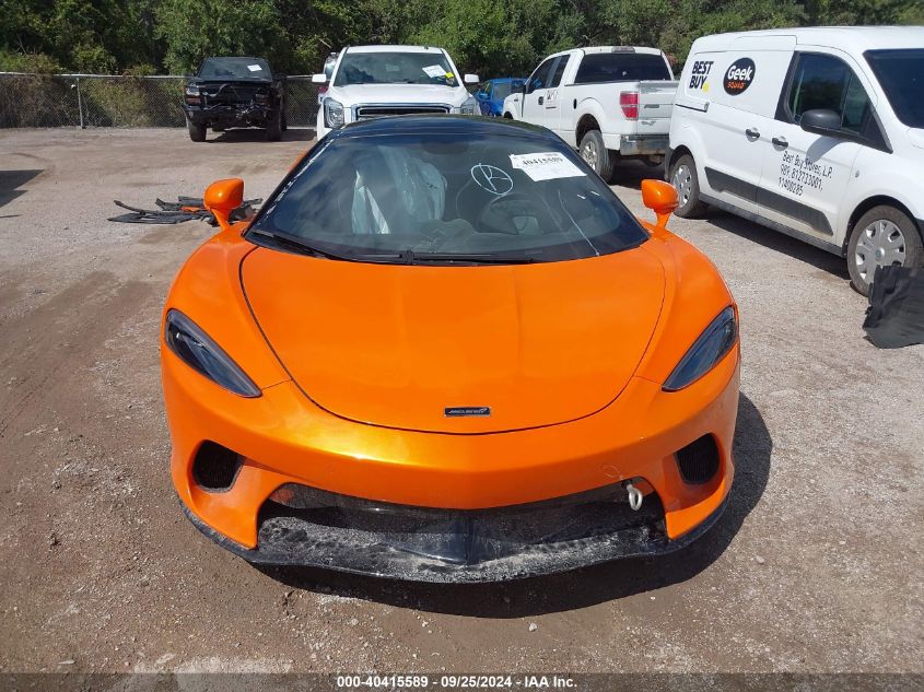 2021 Mclaren Gt Coupe VIN: SBM22GCA7MW001396 Lot: 40415589