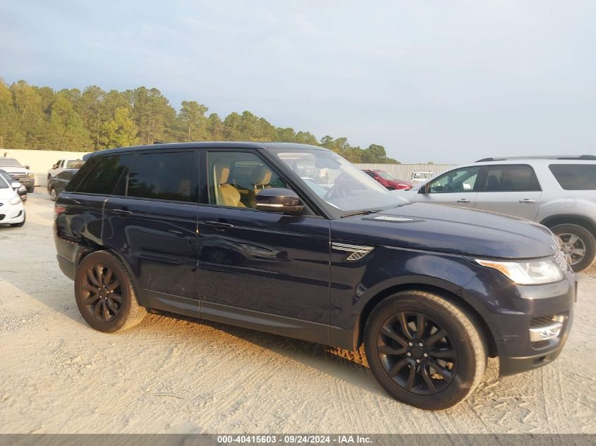 2017 Land Rover Range Rover Sport 3.0L V6 Supercharged Hse VIN: SALWR2FVXHA130820 Lot: 40415603