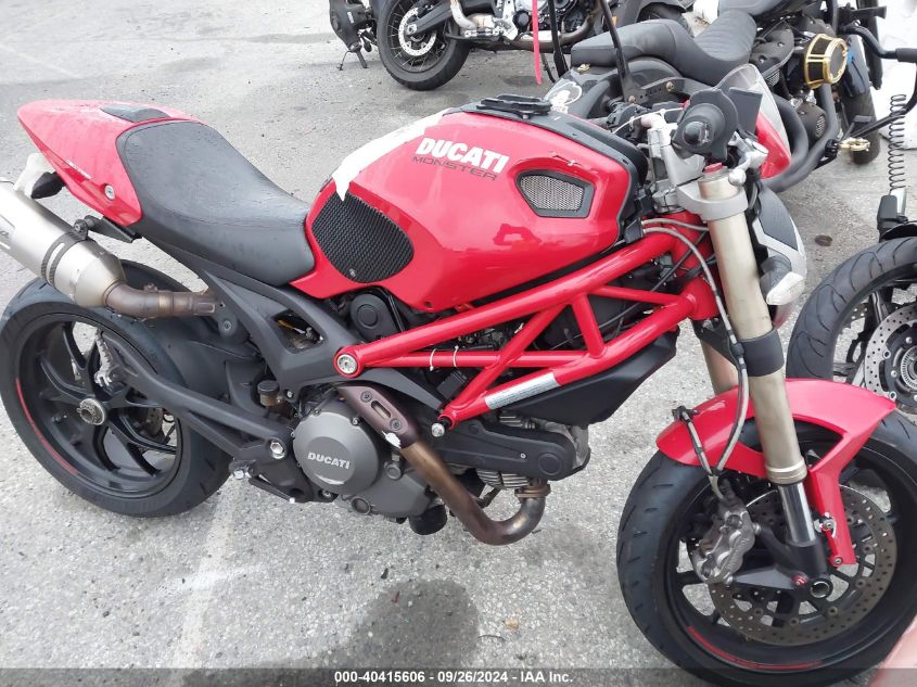 2011 Ducati Monster 796 VIN: ZDM1RANN0BB043754 Lot: 40415606