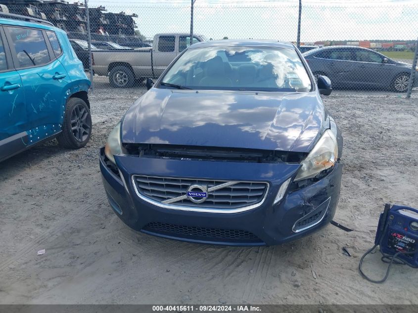 2012 Volvo S60 T5 VIN: YV1622FS3C2078302 Lot: 40415611