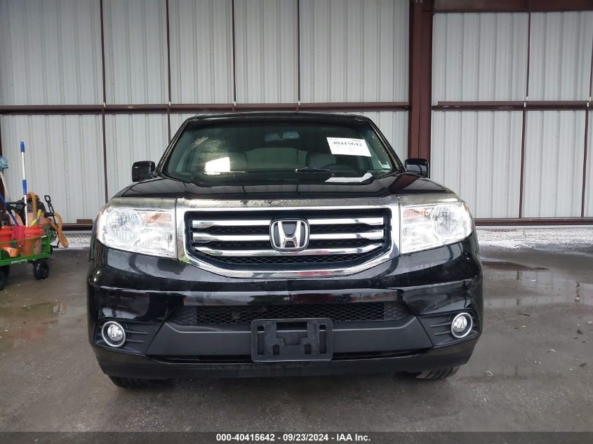 2012 Honda Pilot Ex-L VIN: 5FNYF4H62CB046453 Lot: 40415642