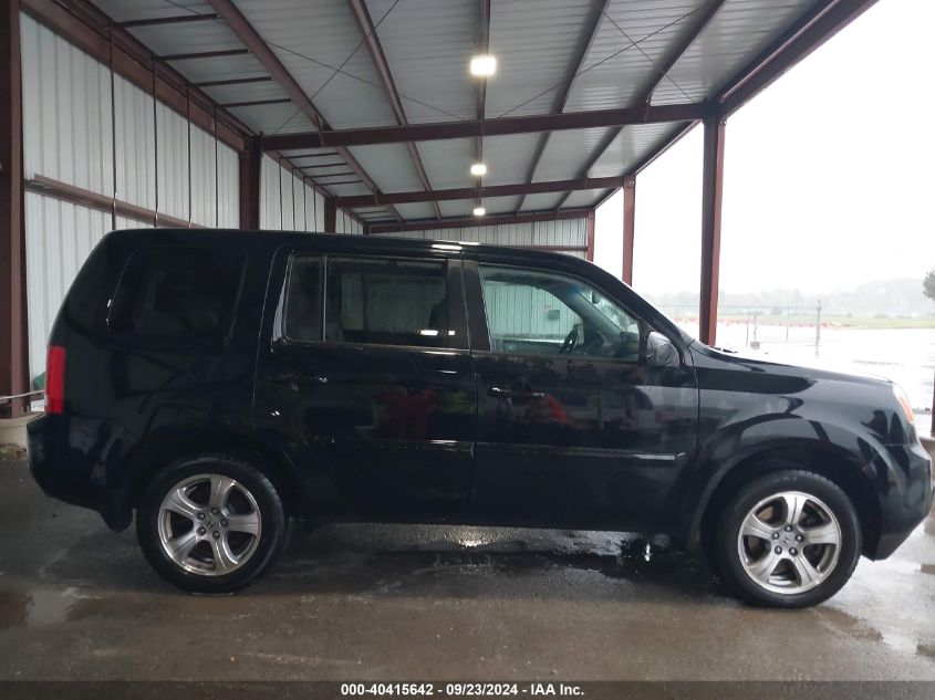 2012 Honda Pilot Ex-L VIN: 5FNYF4H62CB046453 Lot: 40415642