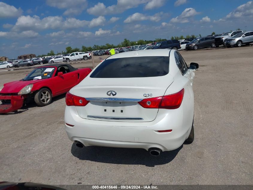 2016 Infiniti Q50 3.0T Premium VIN: JN1EV7AP9GM303957 Lot: 40415646