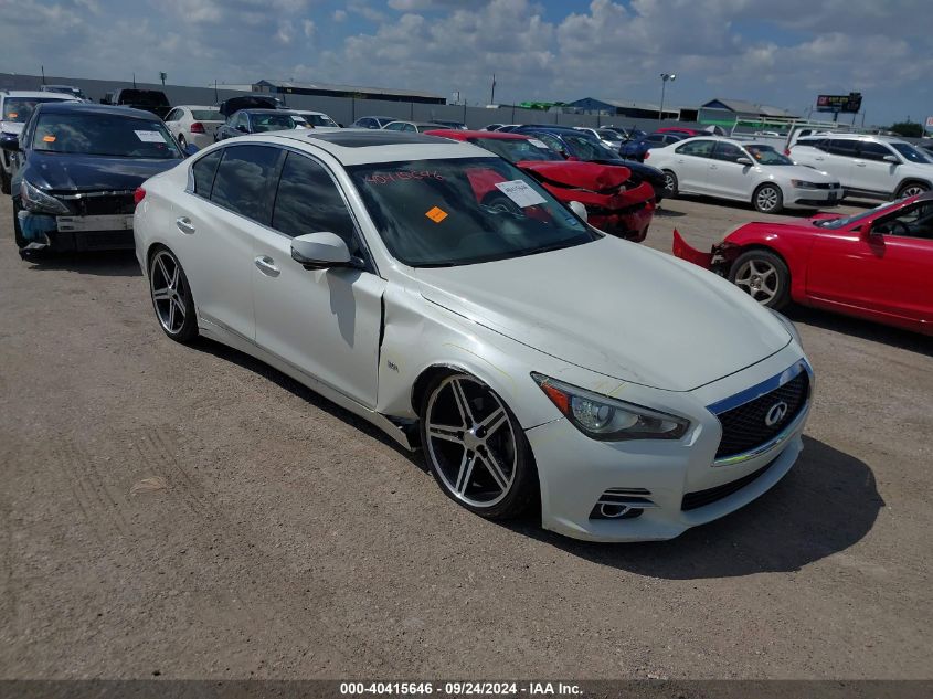 2016 Infiniti Q50 3.0T Premium VIN: JN1EV7AP9GM303957 Lot: 40415646