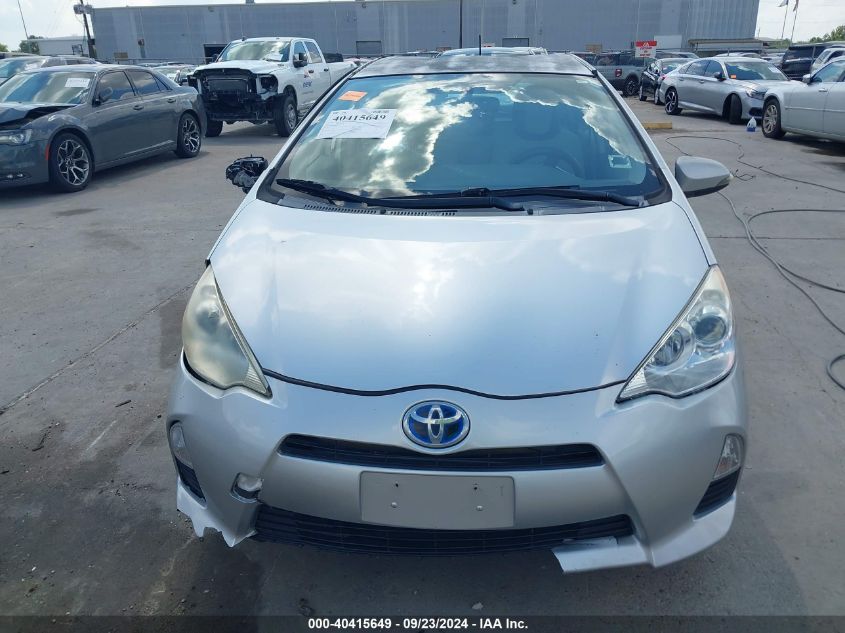 2014 Toyota Prius C One VIN: JTDKDTB34E1569943 Lot: 40415649