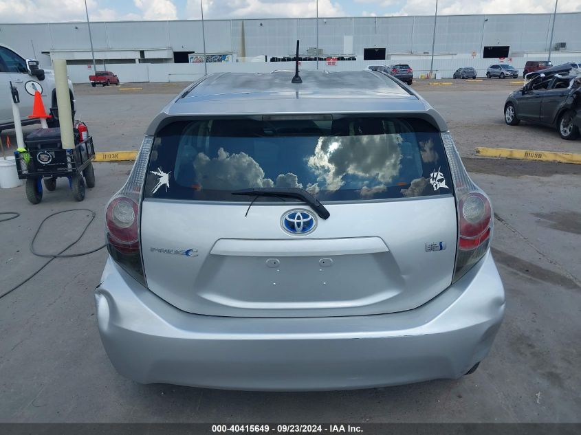 2014 Toyota Prius C One VIN: JTDKDTB34E1569943 Lot: 40415649