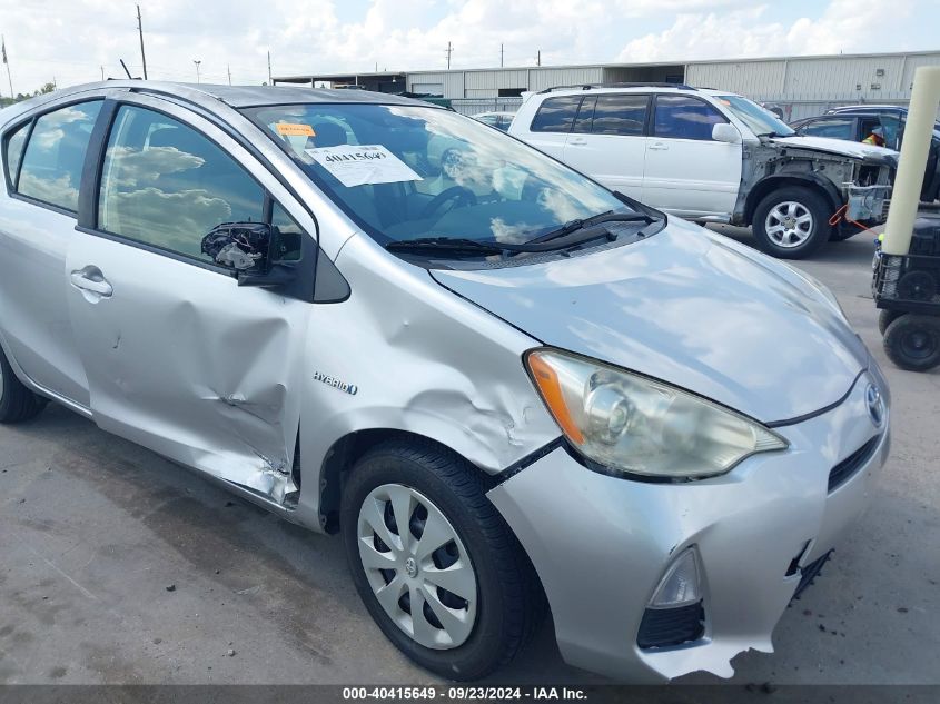 2014 Toyota Prius C One VIN: JTDKDTB34E1569943 Lot: 40415649