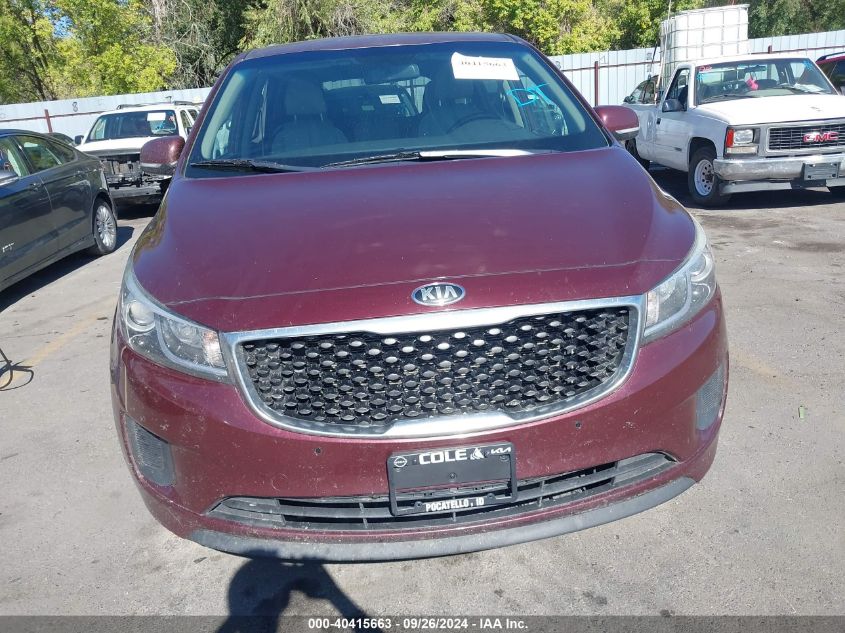 KNDMB5C12H6339512 2017 Kia Sedona Lx