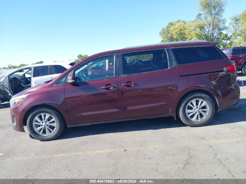 KNDMB5C12H6339512 2017 Kia Sedona Lx