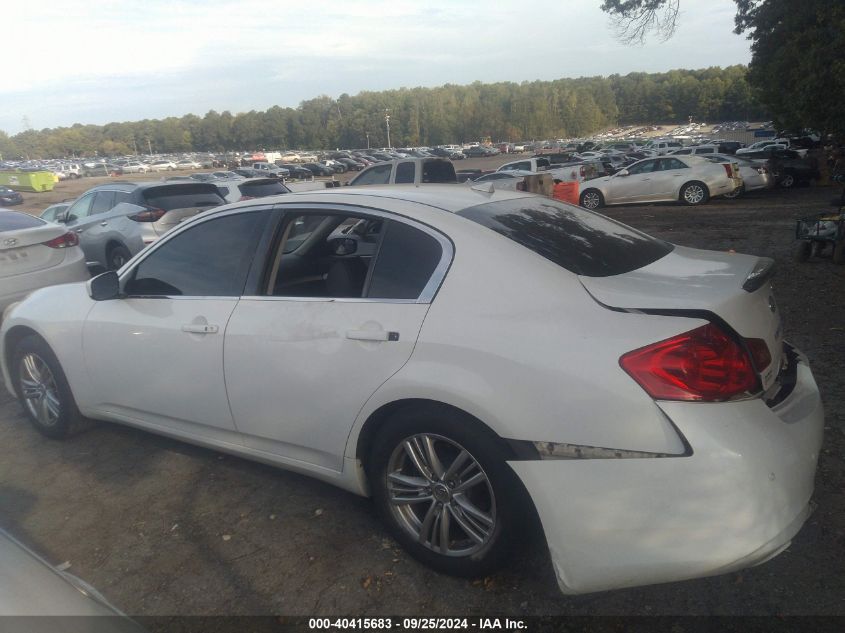 2013 Infiniti G37X VIN: JN1CV6AR9DM766342 Lot: 40415683