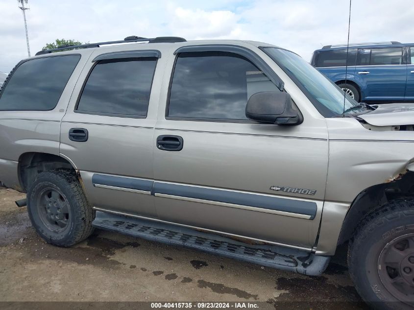 2002 Chevrolet Tahoe Ls VIN: 1GNEK13Z82J329159 Lot: 40415735