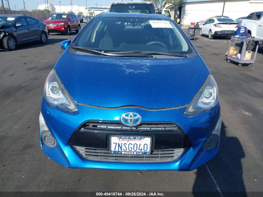 2015 Toyota Prius C Two VIN: JTDKDTB38F1110786 Lot: 40415744