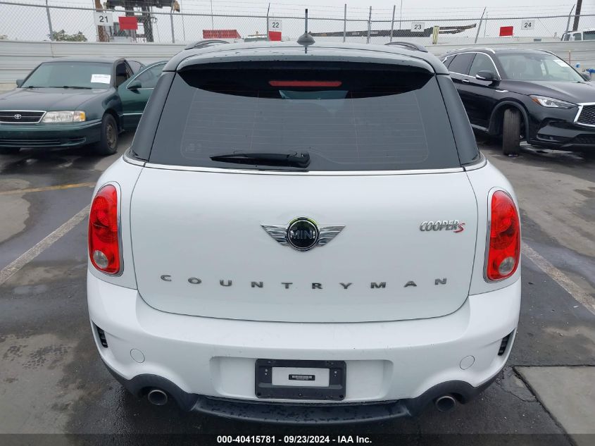 2016 Mini Countryman Cooper S VIN: WMWZC3C52GWT10405 Lot: 40415781