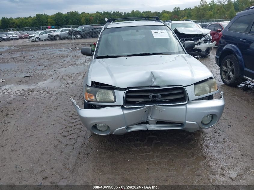 2003 Subaru Forester Xs VIN: JF1SG65633H761685 Lot: 40415805