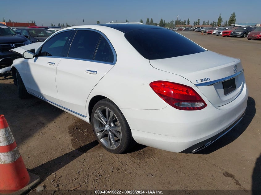 VIN 55SWF4JB0HU185307 2017 MERCEDES-BENZ C 300 LUXURY/SPORT