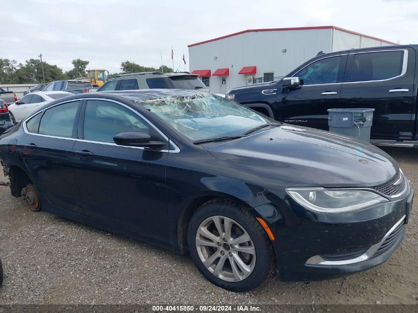 2015 Chrysler 200 Limited VIN: 1C3CCCABXFN590634 Lot: 40415850