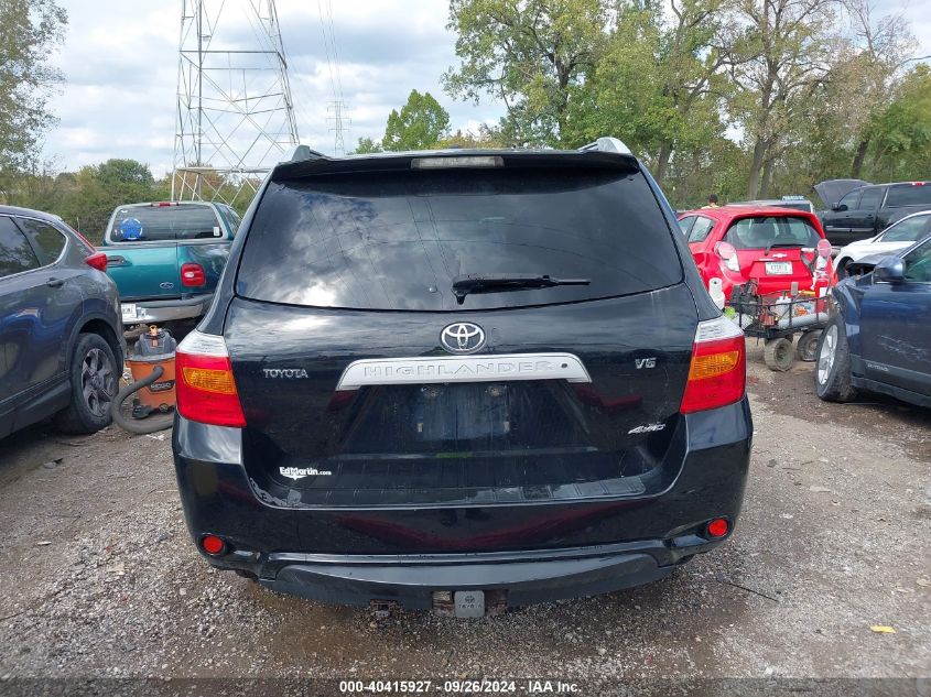 2009 Toyota Highlander Limited VIN: JTEES42A992142910 Lot: 40415927