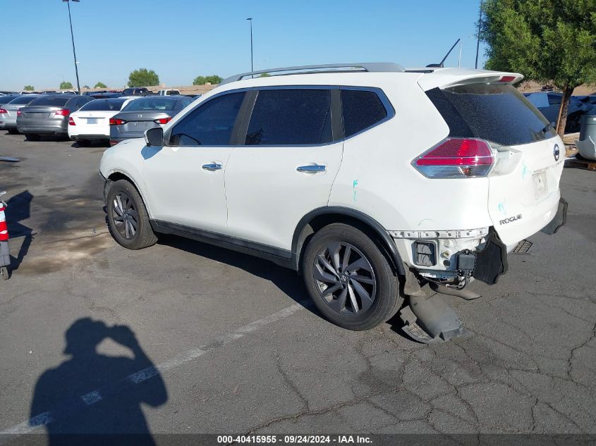 2016 Nissan Rogue S/Sl/Sv VIN: 5N1AT2MT4GC764076 Lot: 40415955