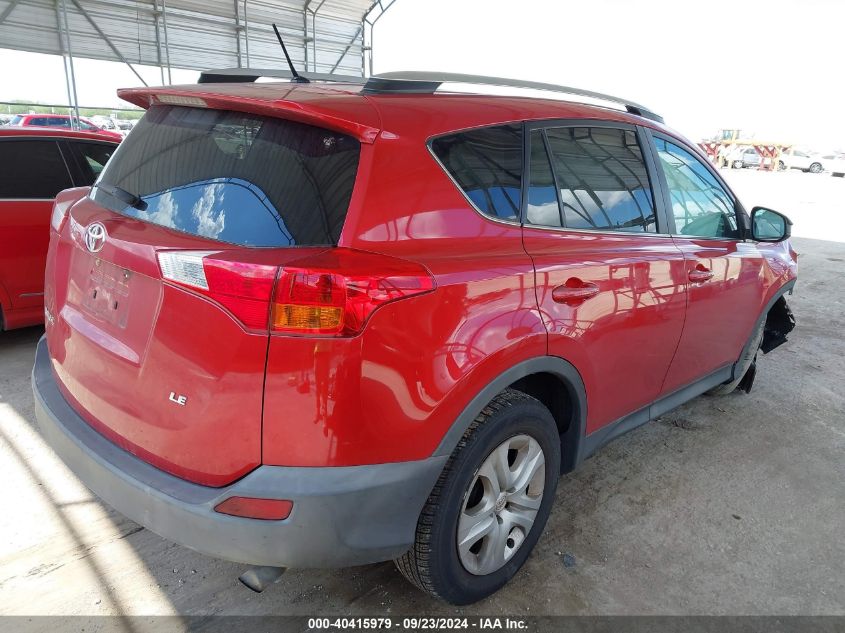 2014 Toyota Rav4 Le VIN: 2T3ZFREV3EW094263 Lot: 40415979