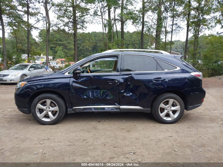 2010 Lexus Rx 350 VIN: 2T2BK1BA1AC058975 Lot: 40416015