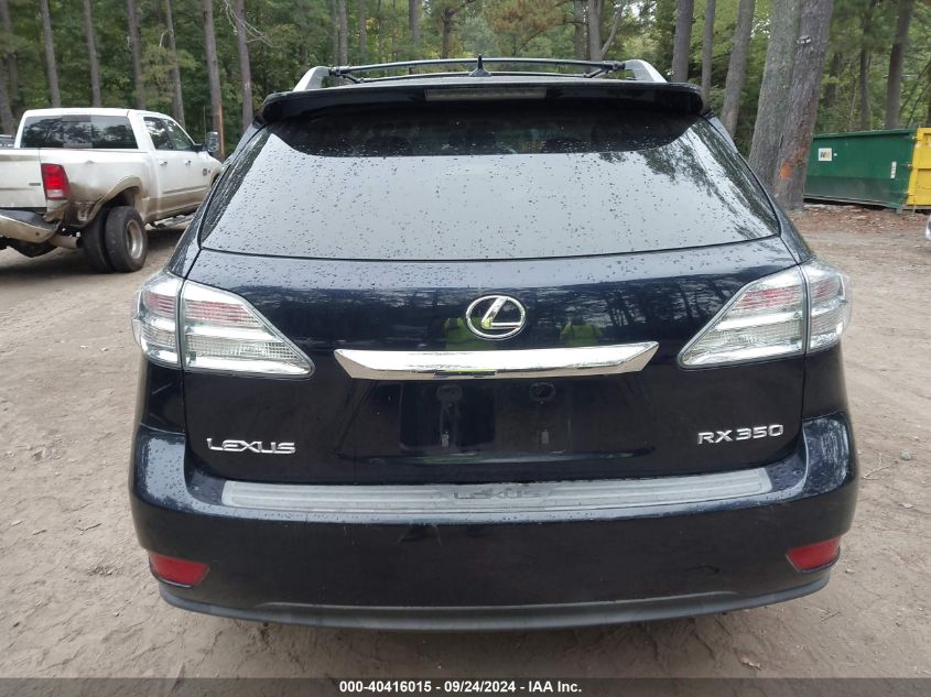 2010 Lexus Rx 350 VIN: 2T2BK1BA1AC058975 Lot: 40416015