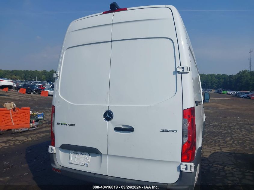 2022 Mercedes-Benz Sprinter 2500 Standard Roof V6 VIN: W1Y4EBHY4NT098248 Lot: 40416019