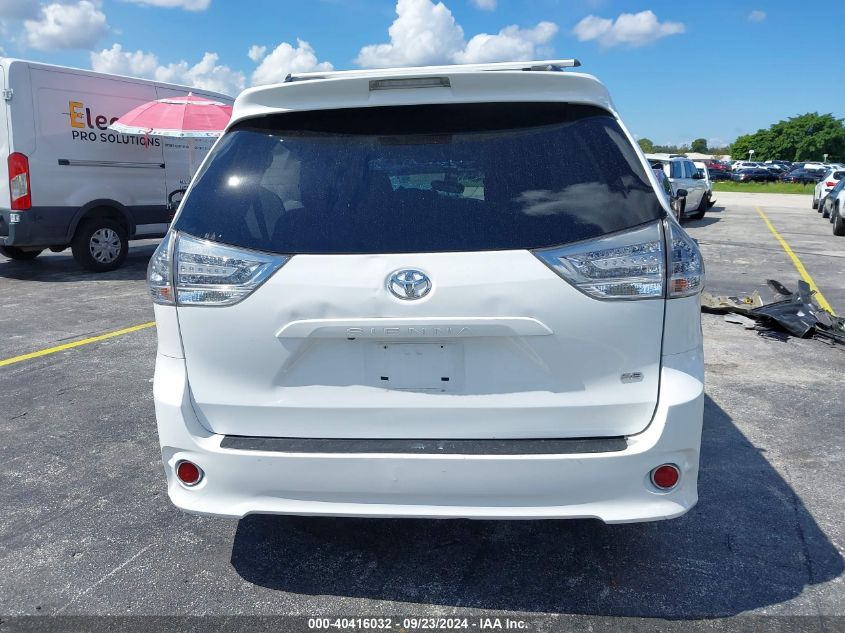 2017 Toyota Sienna Se Premium 8 Passenger VIN: 5TDXZ3DC1HS815147 Lot: 40416032