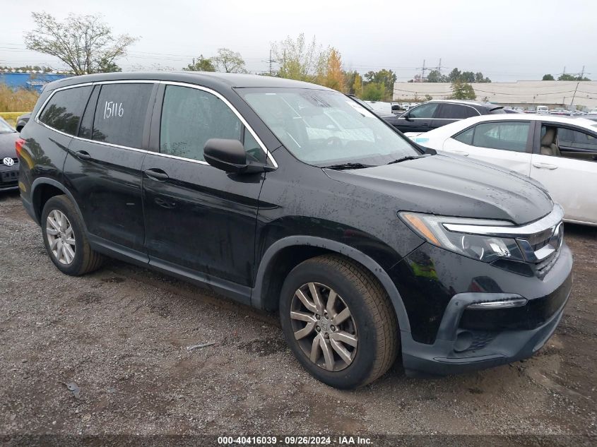 5FNYF6H16KB013616 2019 HONDA PILOT - Image 1