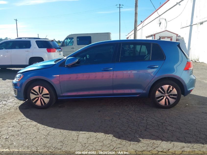 2016 Volkswagen E-Golf Se VIN: WVWKP7AU0GW914898 Lot: 40416052